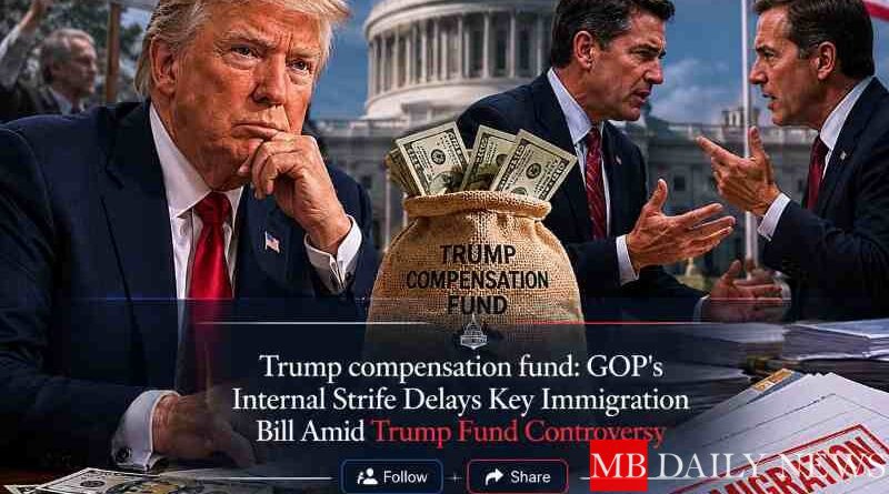 Trump compensation fund: GOP's Internal Strife Delays Key Immigration Bill Amid Trump Fund Controversy