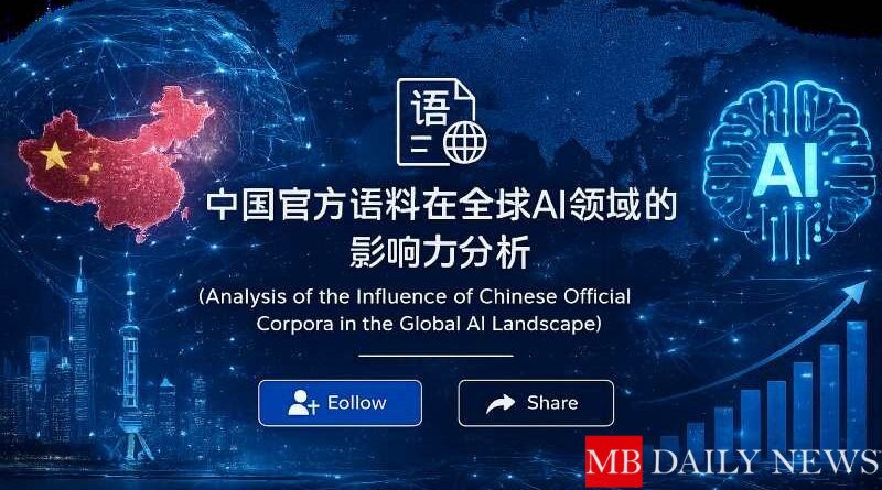 中国官方语料在全球AI领域的影响力分析