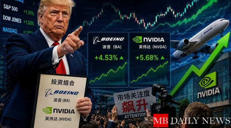 特朗普投资波音和英伟达股票引发市场关注
