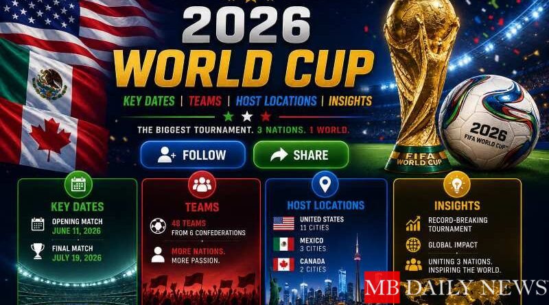 2026 World Cup: Key Dates, Teams, Host Locations, and Insights
