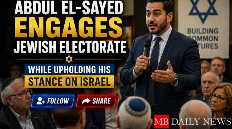 Abdul El-Sayed Engages Jewish Electorate While Upholding His Stance on Israel