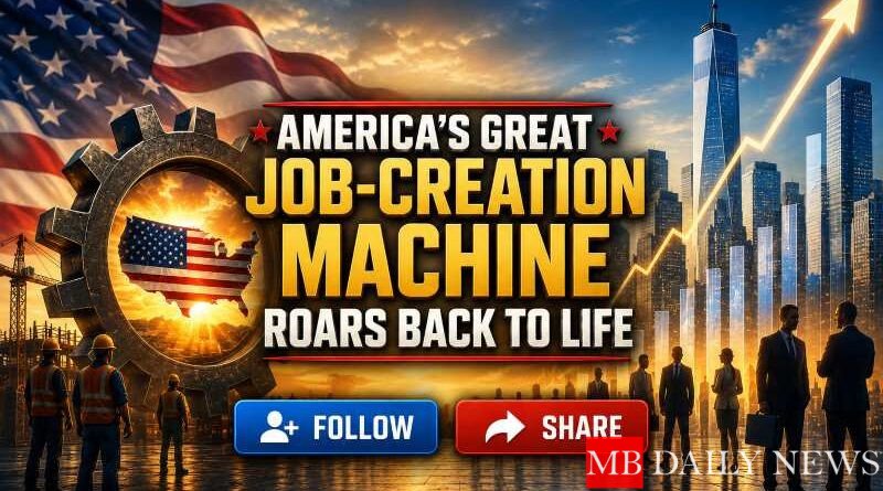 America's Great Job-Creation Machine Roars Back to Life