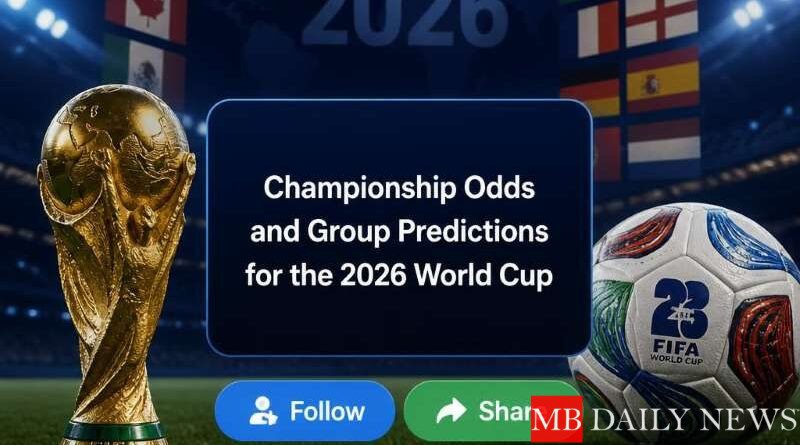 Championship Odds and Group Predictions for the 2026 World Cup
