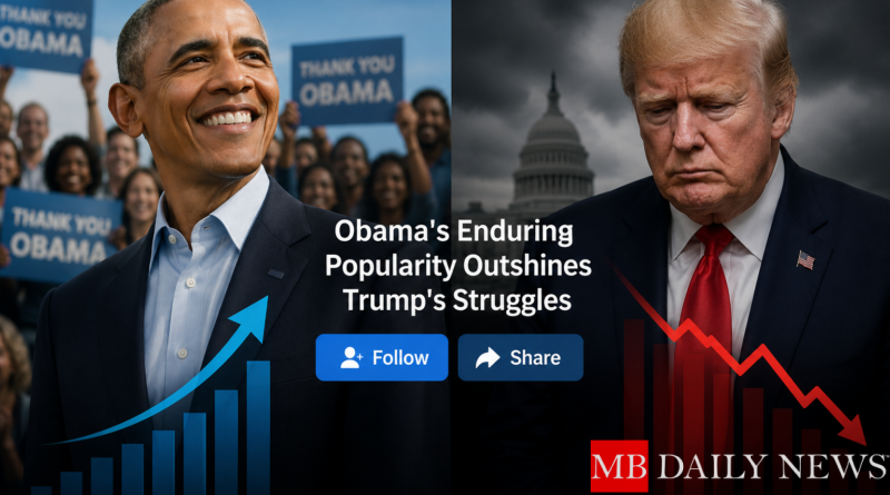 Obama's Enduring Popularity Outshines Trump's Struggles