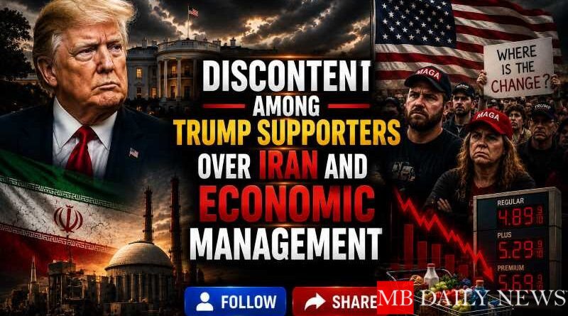 Discontent Among Trump Supporters Over Iran and Economic Management
