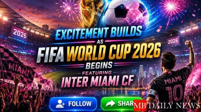Excitement Builds as FIFA World Cup 2026 Begins, Featuring Inter Miami CF