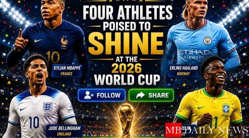 Four Athletes Poised to Shine at the 2026 World Cup