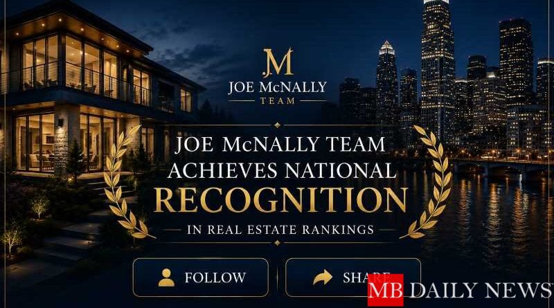 Joe McNally Team Achieves National Recognition in Real Estate Rankings