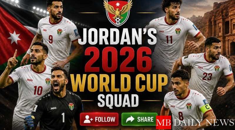 Jordan's 2026 World Cup Squad