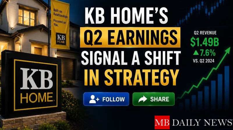 KB Home's Q2 Earnings Signal a Shift in Strategy