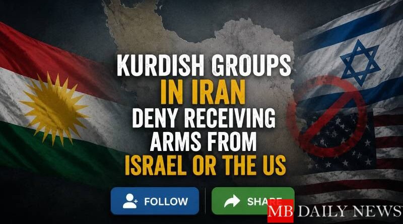 Kurdish Groups in Iran Deny Receiving Arms from Israel or the US