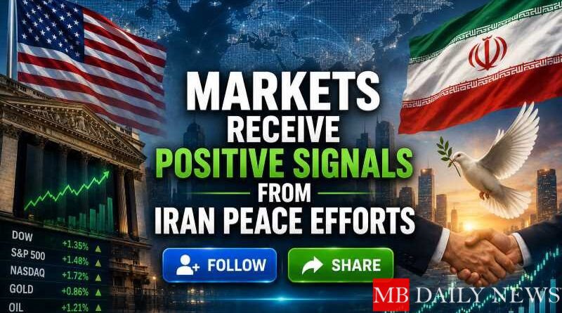Markets Receive Positive Signals from Iran Peace Efforts