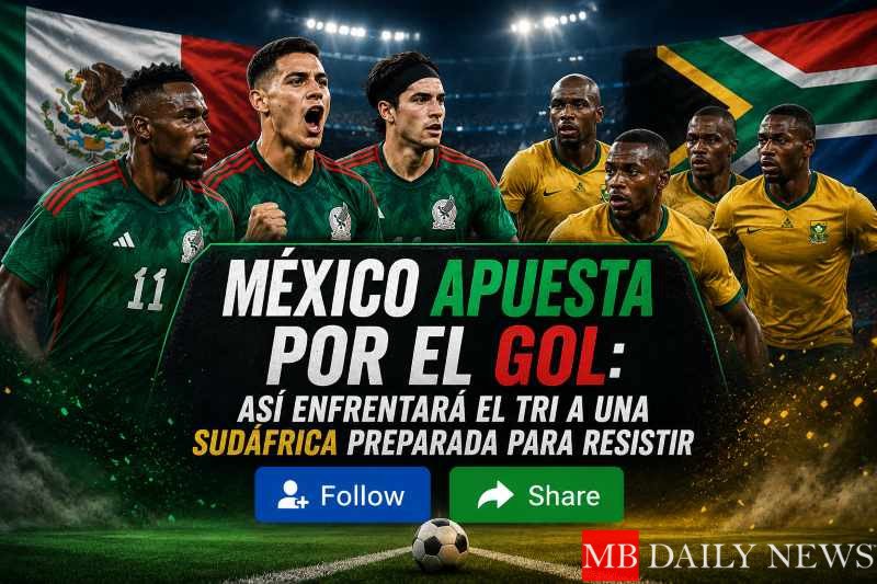 México apuesta por el gol: así enfrentará el Tri a una Sudáfrica preparada para resistir