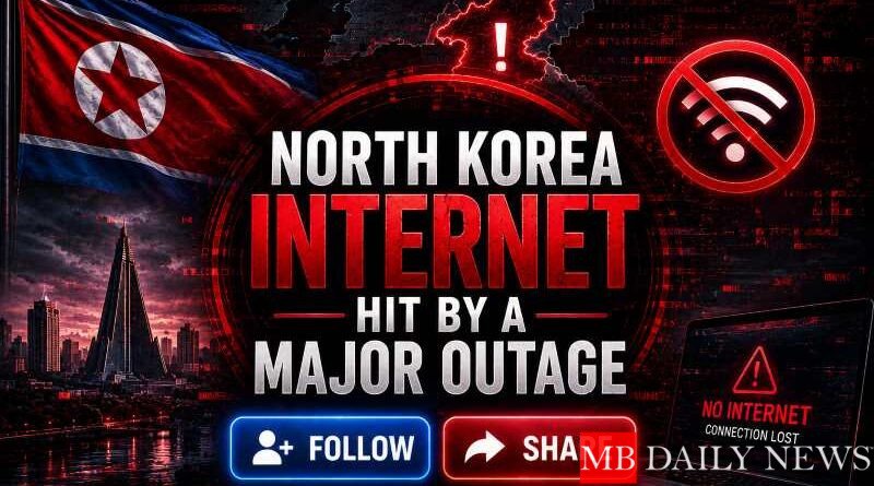North Korea internet hit by a major outage
