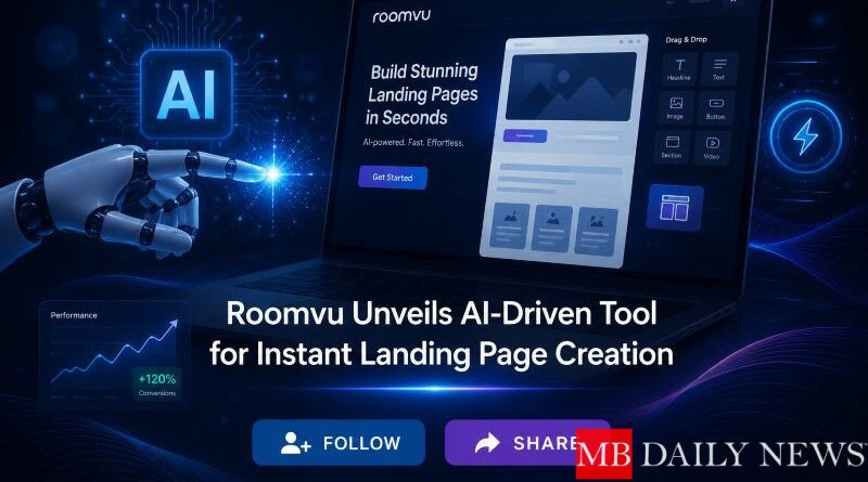 Roomvu Unveils AI-Driven Tool for Instant Landing Page Creation