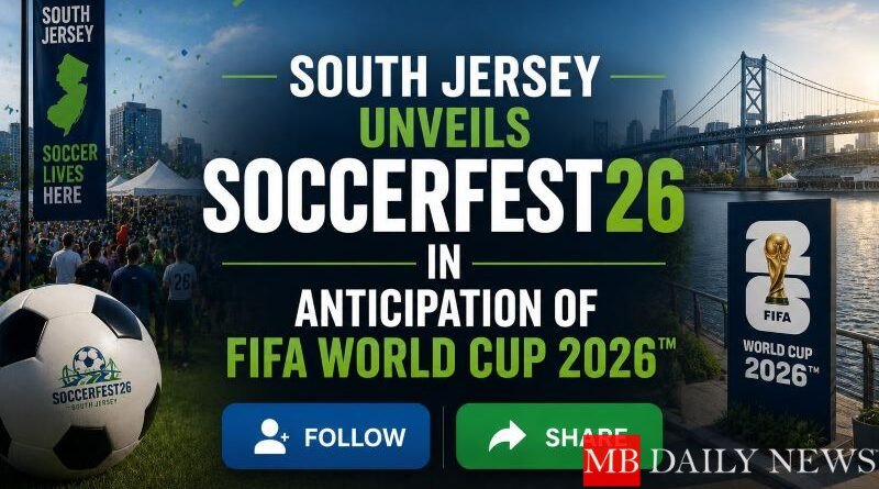 South Jersey Unveils SoccerFest26 in Anticipation of FIFA World Cup 2026™