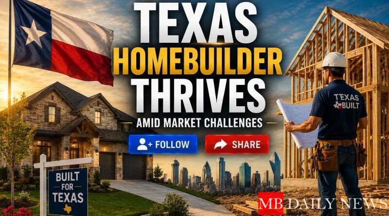 Texas Homebuilder Thrives Amid Market Challenges