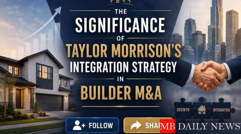 The Significance of Taylor Morrison's Integration Strategy in Builder M&A