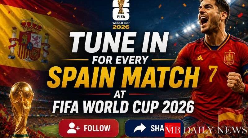 Tune In for Every Spain Match at FIFA World Cup 2026