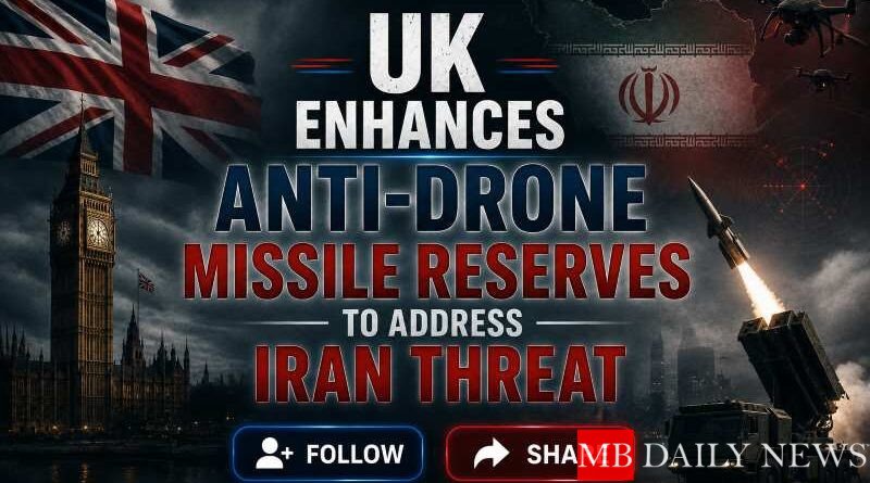 UK Enhances Anti-Drone Missile Reserves to Address Iran Threat