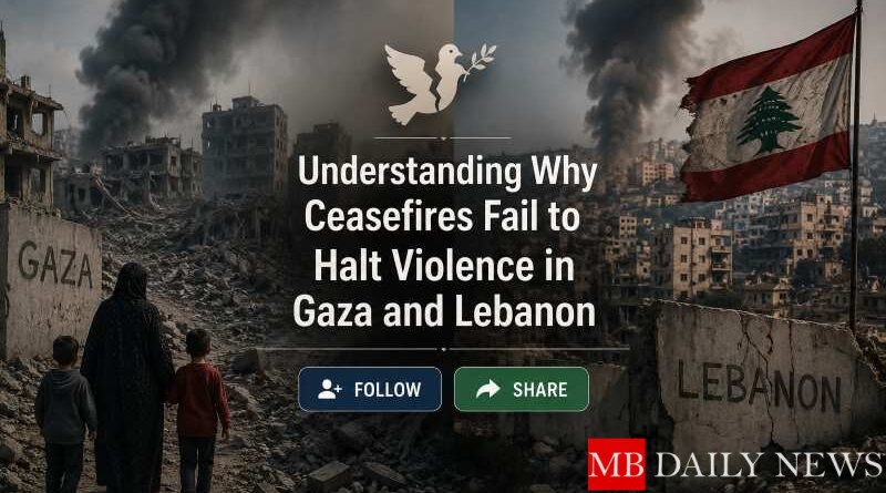 Understanding Why Ceasefires Fail to Halt Violence in Gaza and Lebanon