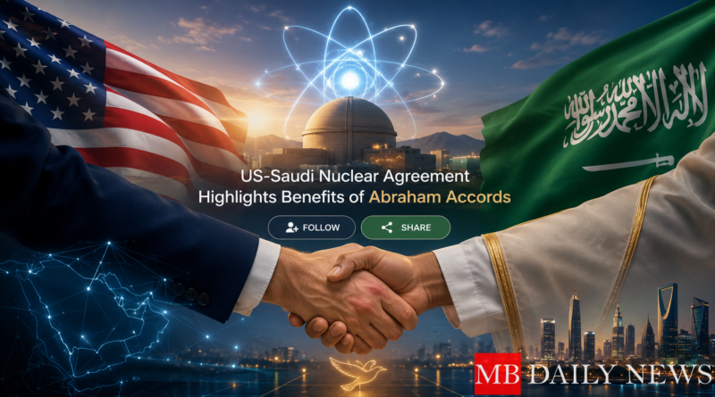 The US-Saudi nuclear agreement illustrates the potential advantages stemming from the Abraham Accords. This development signals a shift in regional dynamics,