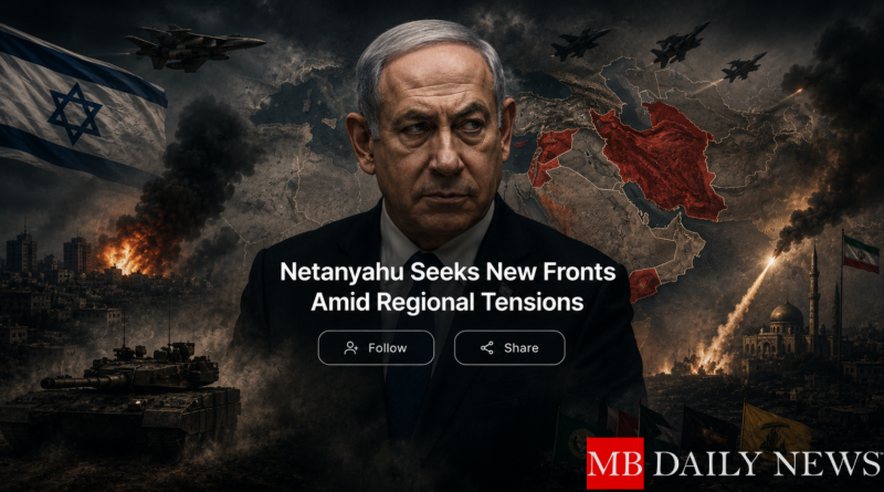 Netanyahu Seeks New Fronts Amid Regional Tensions
