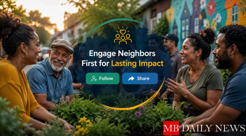 Engage Neighbors First for Lasting Impact