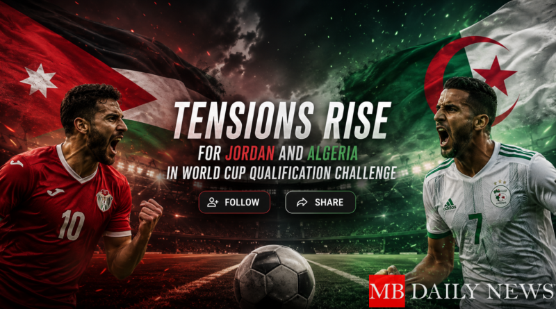 Tensions Rise for Jordan and Algeria in World Cup Qualification Challenge