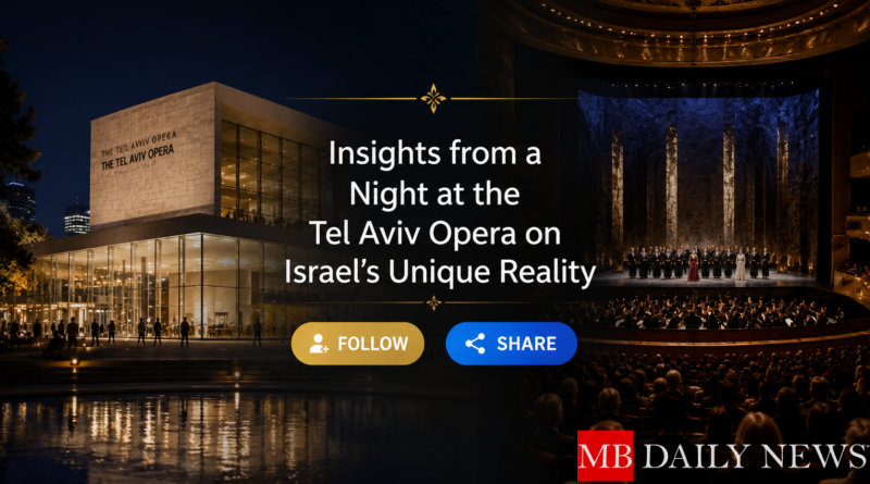 Insights from a Night at the Tel Aviv Opera on Israel's Unique Reality