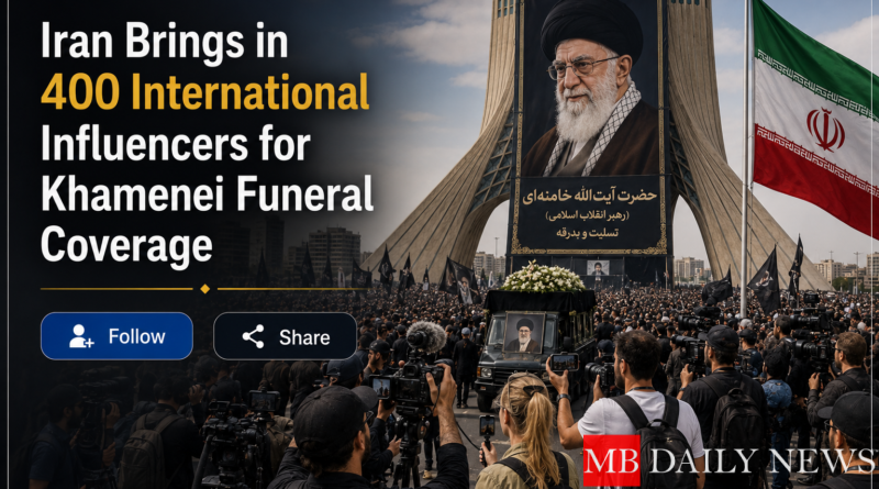 Iran Brings in 400 International Influencers for Khamenei Funeral Coverage