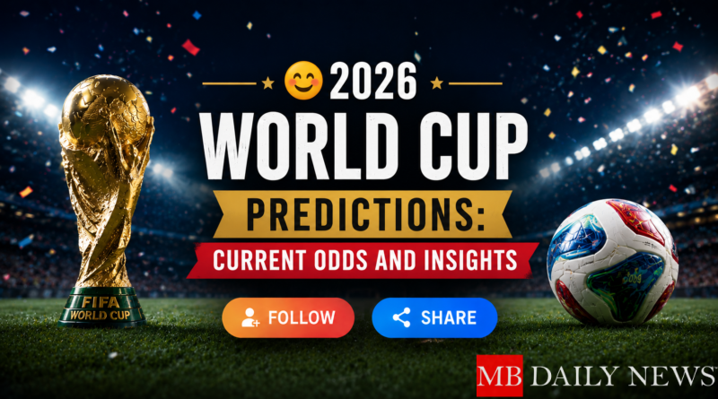 2026 World Cup Predictions: Current Odds and Insights