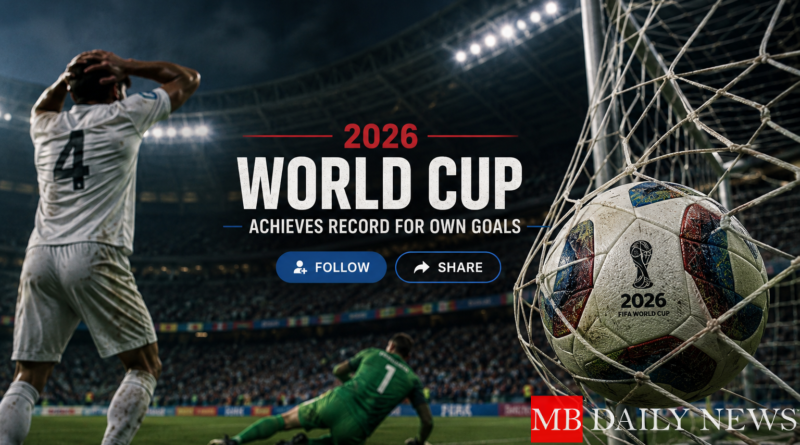 2026 World Cup Achieves Record for Own Goals
