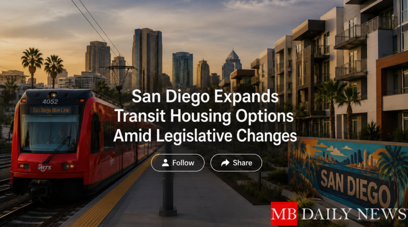 San Diego Expands Transit Housing Options Amid Legislative Changes