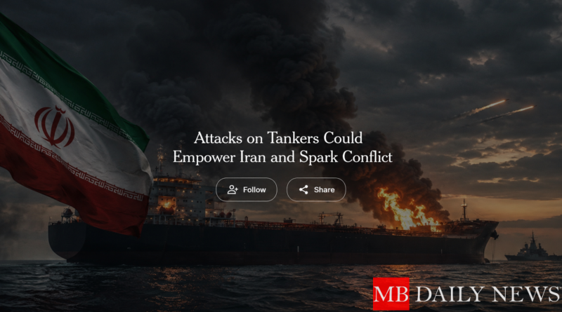 Attacks on Tankers Could Empower Iran and Spark Conflict