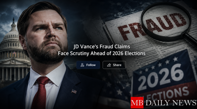 JD Vance's Fraud Claims Face Scrutiny Ahead of 2026 Elections