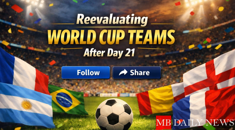 Reevaluating World Cup Teams After Day 21