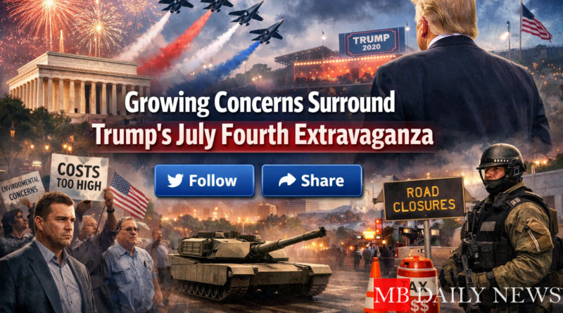 Growing Concerns Surround Trump’s July Fourth Extravaganza