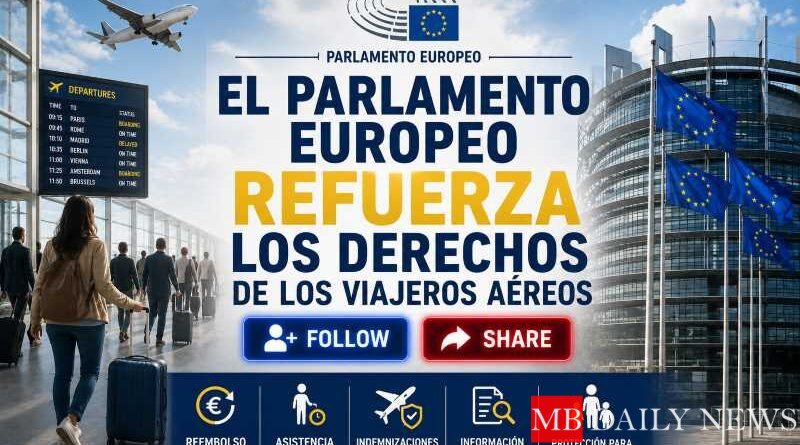 El Parlamento Europeo refuerza los derechos de los viajeros aéreos