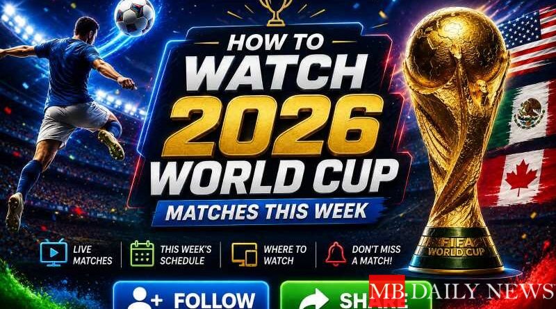 How to Watch 2026 World Cup Matches This Week