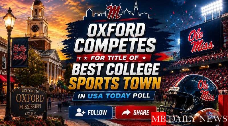 Oxford Competes for Title of Best College Sports Town in USA Today Poll