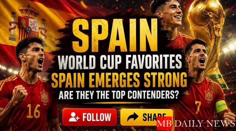 Spain World Cup favorites: Spain Emerges Strong: Are They the Top Contenders?