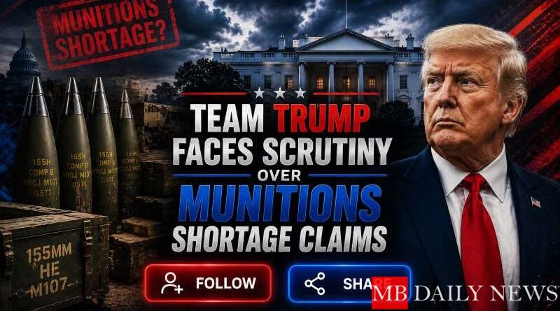 Team Trump Faces Scrutiny Over Munitions Shortage Claims