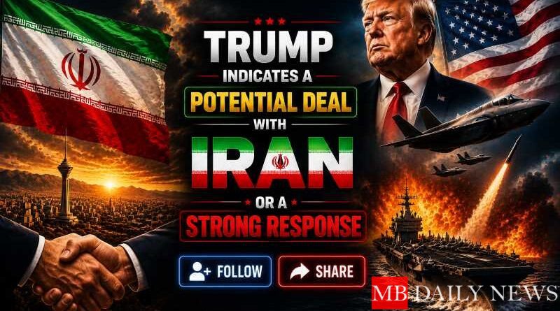 Trump Indicates a Potential Deal with Iran or a Strong Response