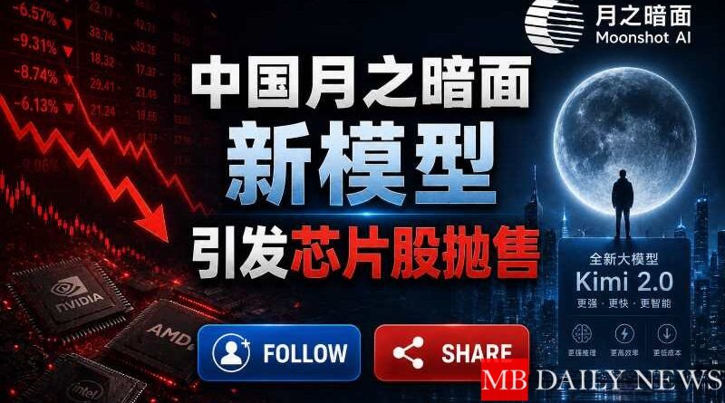 中国月之暗面新模型引发芯片股抛售