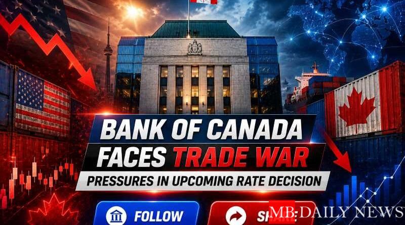 Bank of Canada Faces Trade War Pressures in Upcoming Rate Decision