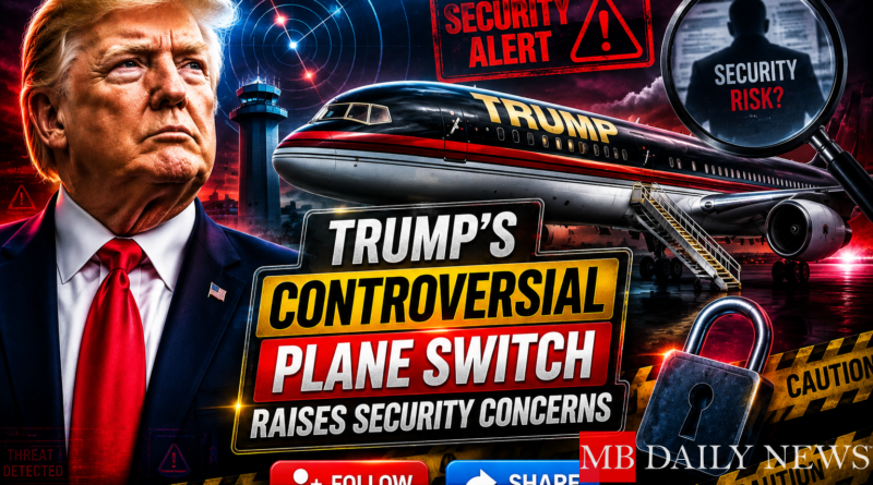 Trump's Controversial Plane Switch Raises Security Concerns