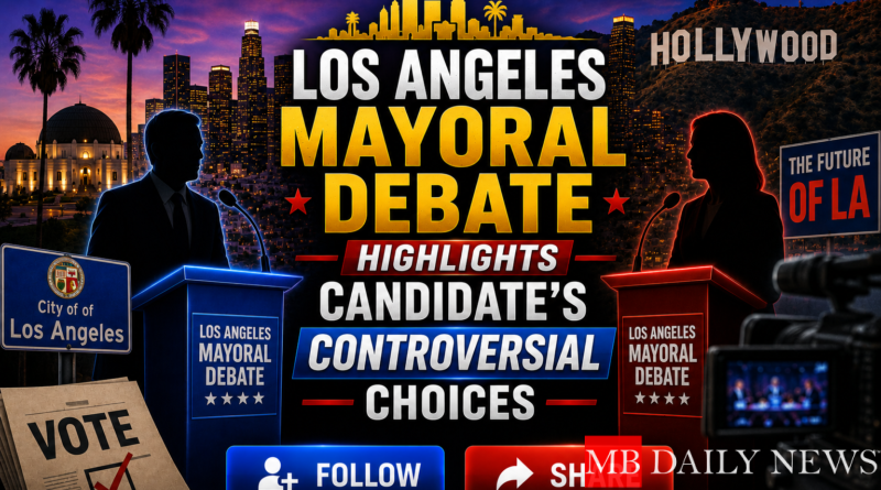 Los Angeles Mayoral Debate Highlights Candidate's Controversial Choices