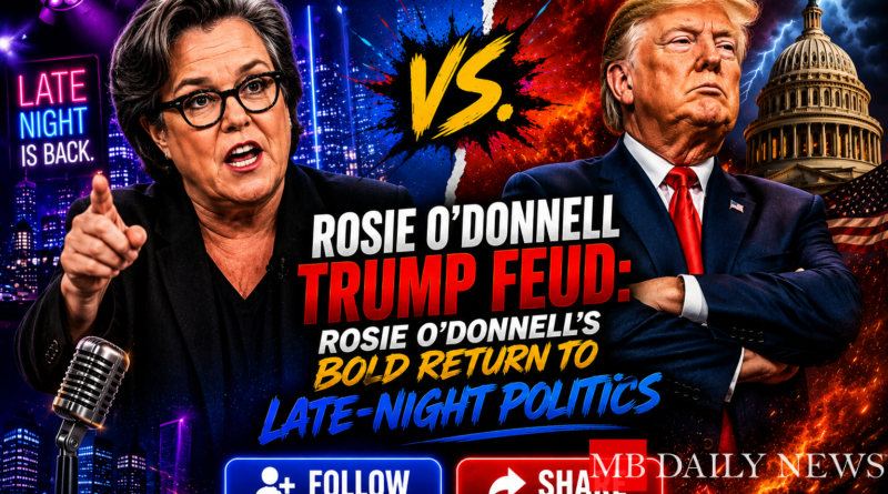 Rosie O'Donnell Trump feud: Rosie O'Donnell's Bold Return to Late-Night Politics