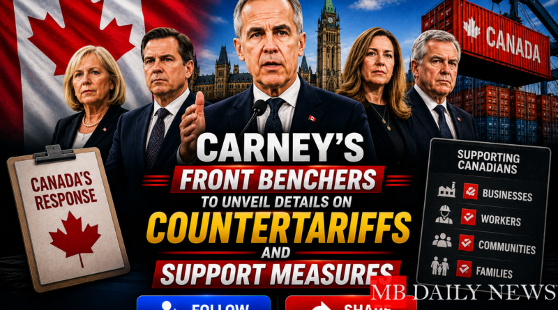 Carney's Front Benchers to Unveil Details on Countertariffs and Support Measures